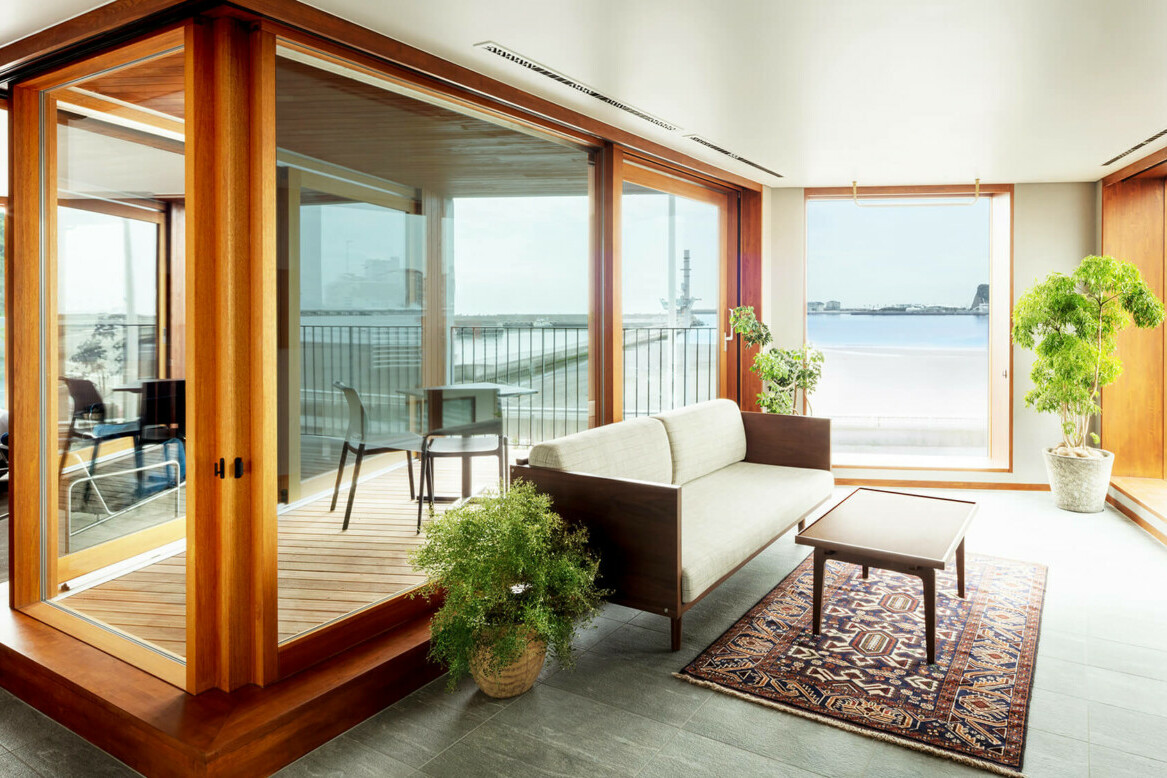 鎌倉 お洒落なホテル HOTEL AO KAMAKURA 部屋の様子 室内 オーシャンビュー