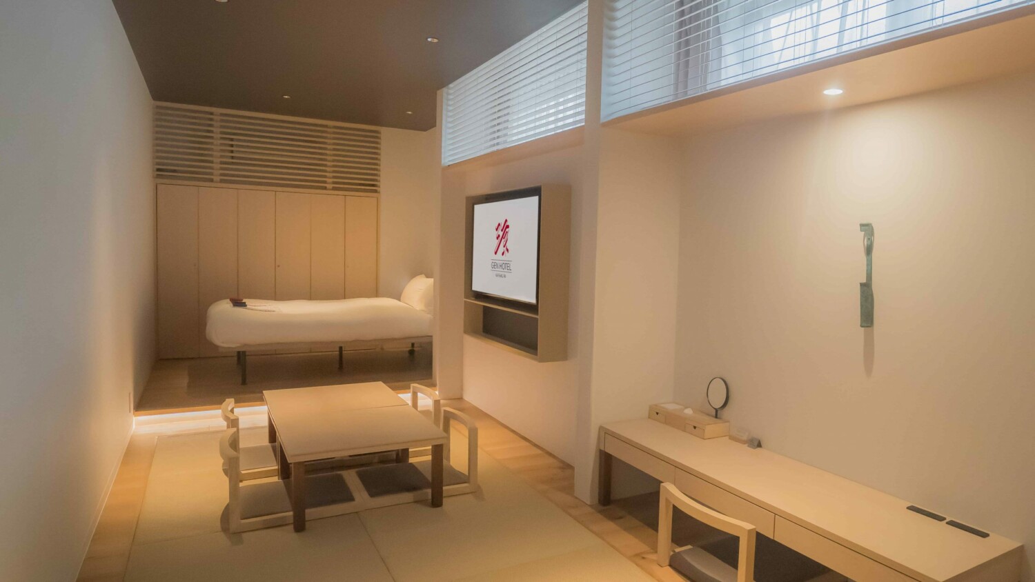 鎌倉 お洒落なホテル 源ホテル 鎌倉(GEN HOTEL KAMAKURA) 室内 ベット 部屋